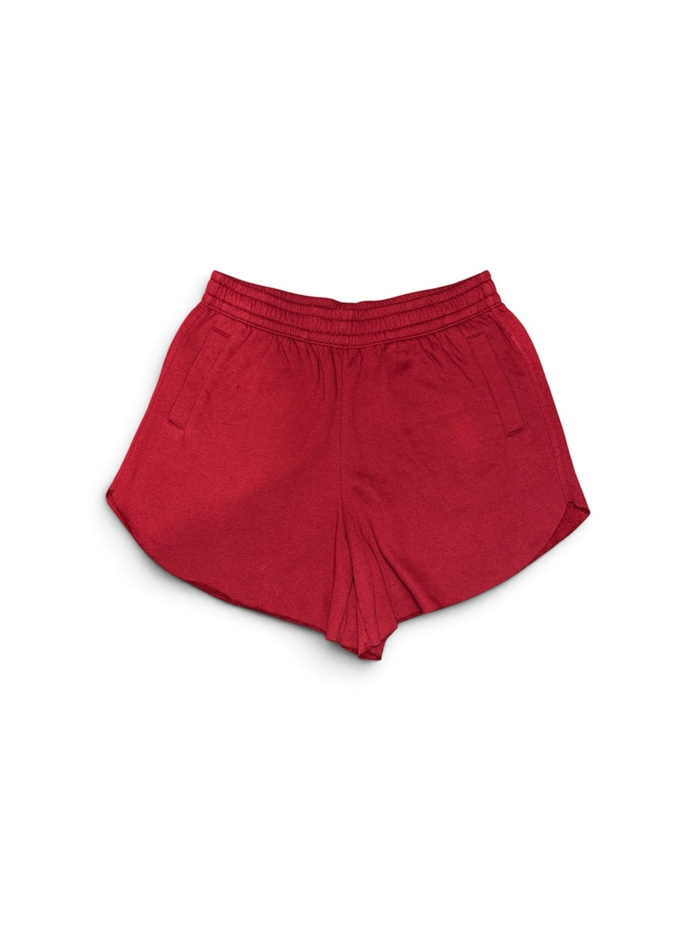 LulaRoe Red Serena Lounge Shorts with Front Pockets - M